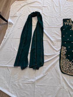 Emerald Green Embroidered Salwar Kameez Set