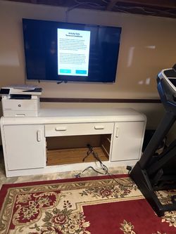 Multiple uses under TV table