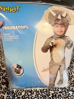 Halloween triceratops costume