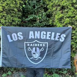 Los Angeles Raiders 3x5 House Flag Banner
