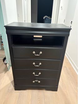 Black dresser