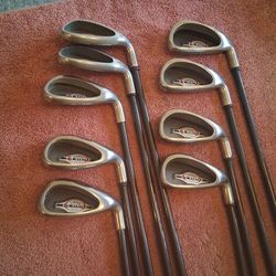 Callaway 9 Club Iron Set Graphite Shafts