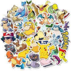 Pokemon Stickers New Nintendo XBOX 50 total