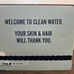 The Jolie Filtered Showerhead Jet Black High Pressure Healthier Skin Used Works