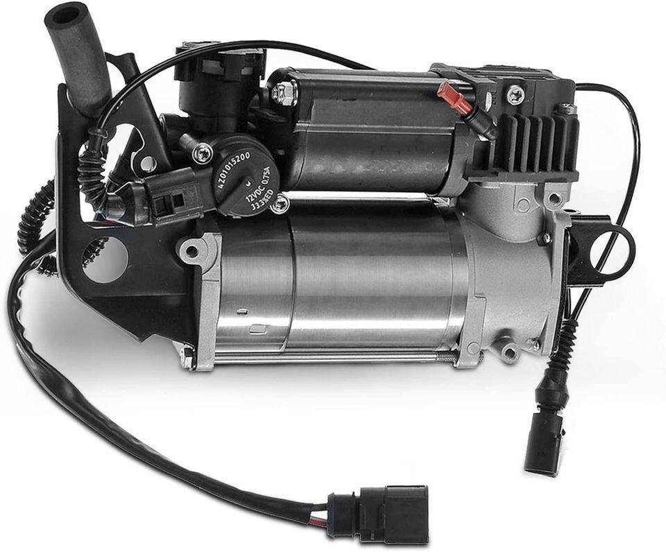 Air Suspension Compressor Compatible with Volkswagen Touareg, Audi Q7, Porsche Cayenne