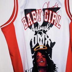 DMX Aaliyah Headgear Classics Jersey Size M NWT