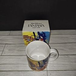 Walt Disney Mickey Mouse Fantasia Sorcerer's Apprentice Coffee Mug Cup 12oz