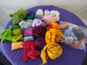 Wool Roving For Felting Bundle