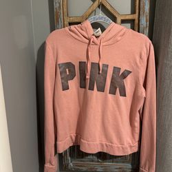Pink by Victoria’s Secret, hooded sweatshirt, color, pink size large