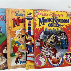Walt Disney’s Magic Kingdom On Ice Souvenir Program 1983,1985,1986,1987. Set Of 4