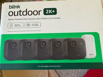 Brand new Blink outdoor cameras 5 pack