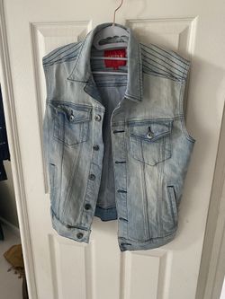 Vest Denim Jacket Men