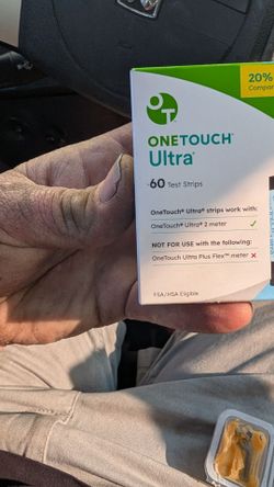 Brand new never opened one touch ultra test strips for sale