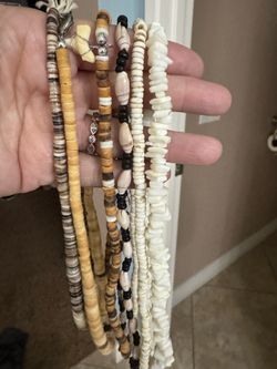 Pooka shell necklaces