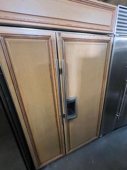 Subzero 48” built in refrigerator panel ready