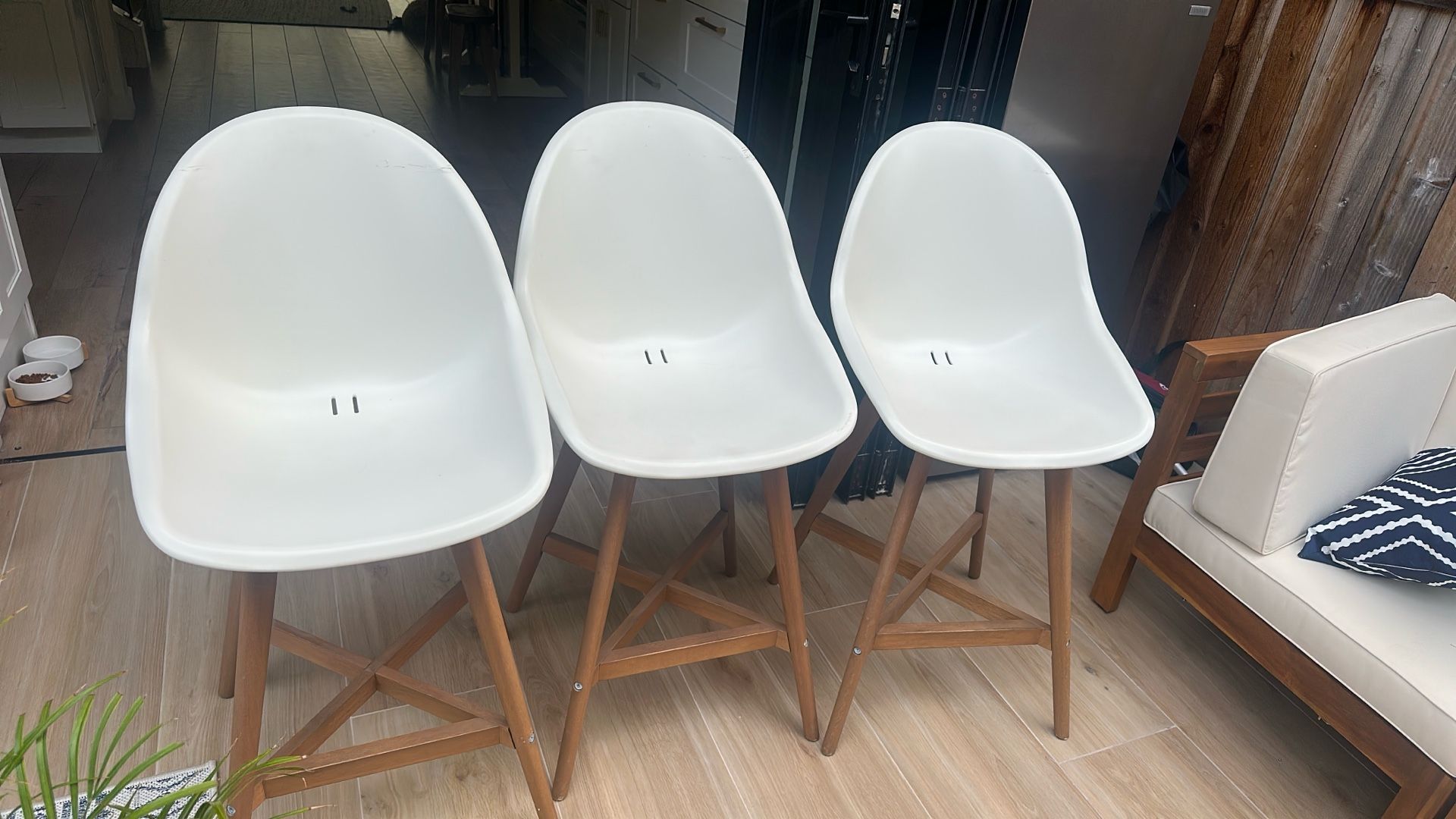 3 IKEA Stools Counter Height 10 $ Each 30 Total