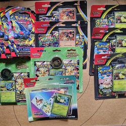 Assorted Pokemon Blisters