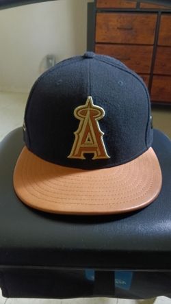 Angels Wilson Edition Fitted Cap 7-3/8 (Black/Lite Brown) Slightly Used Asking $30 Firm on Price