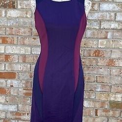 Guess Womens 8 Sheath Mini Dress Sleeveless Purple Cocktail Date Night