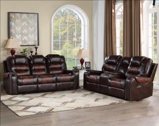 2 PC SOFA AND LOVESEAT NEW IN BOX