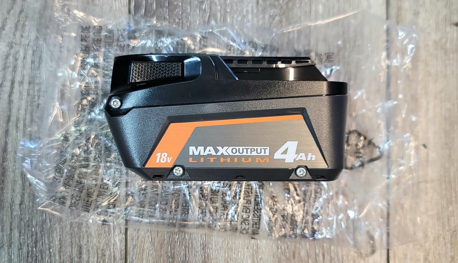 RIDGID
18V 4.0 Ah MAX Output Lithium-Ion Battery (BRAND NEW)