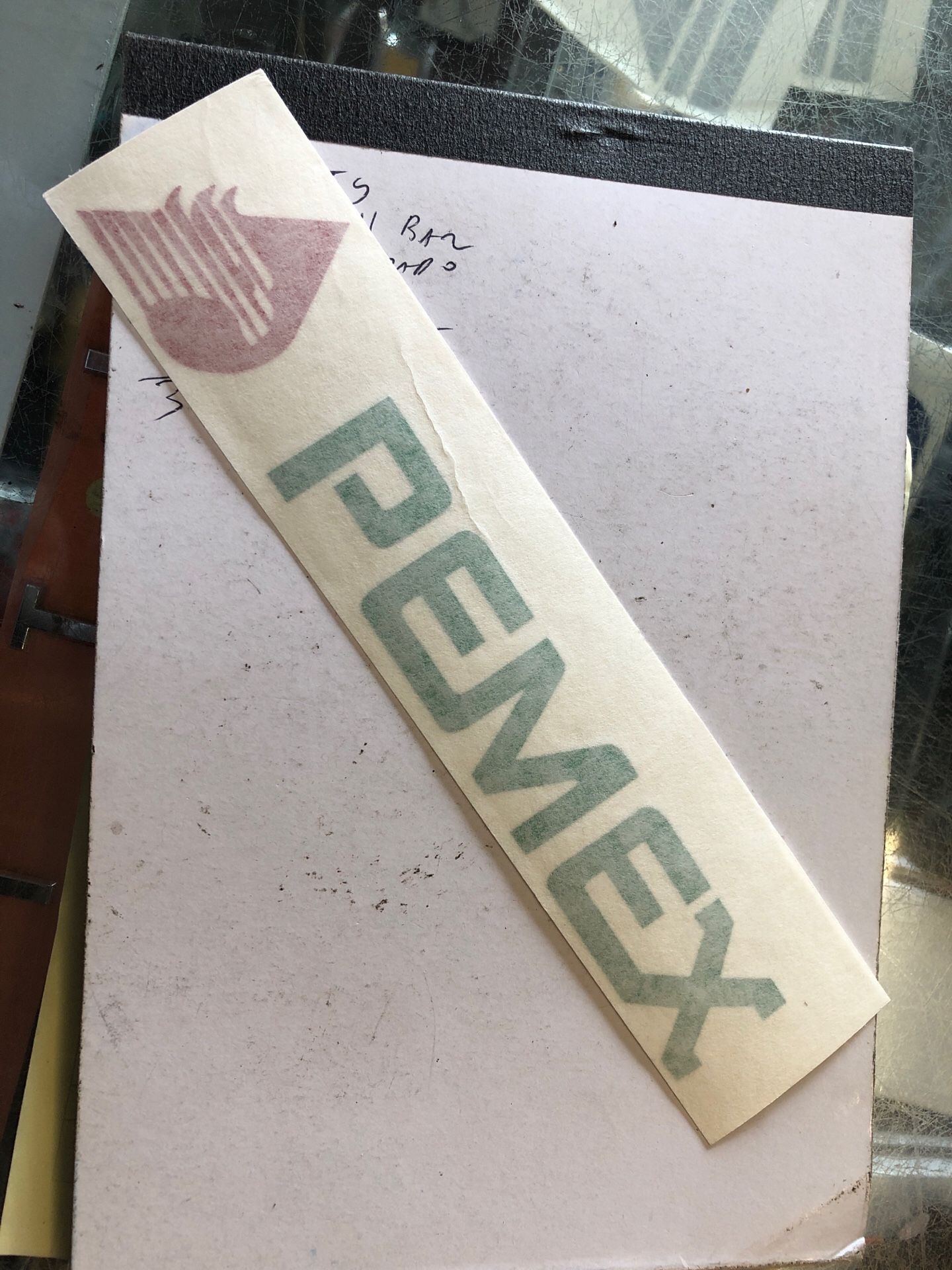 Pemex sticker