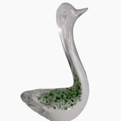 Art Glass Duck Paperweight Collectible
