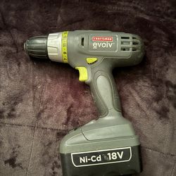 craftsman evolv drill 18v