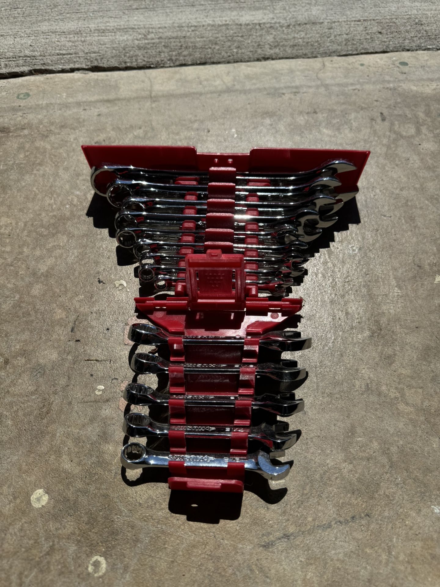 Husky Wrench Sets, Short And Long, SAE And Metric