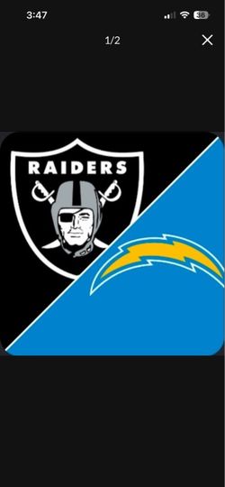 Raiders vs chargers game at SoFi - Section 202