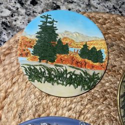 Ceramic 3d Nature Plate