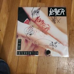 Slayer poster - Signed