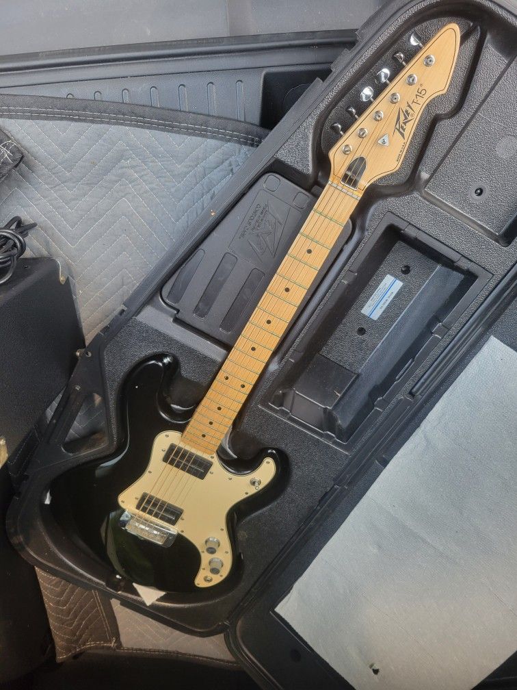 Electric Guitar And Amp