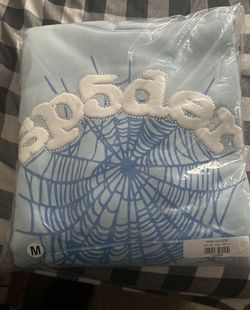 Baby Blue Sp5der Hoodie