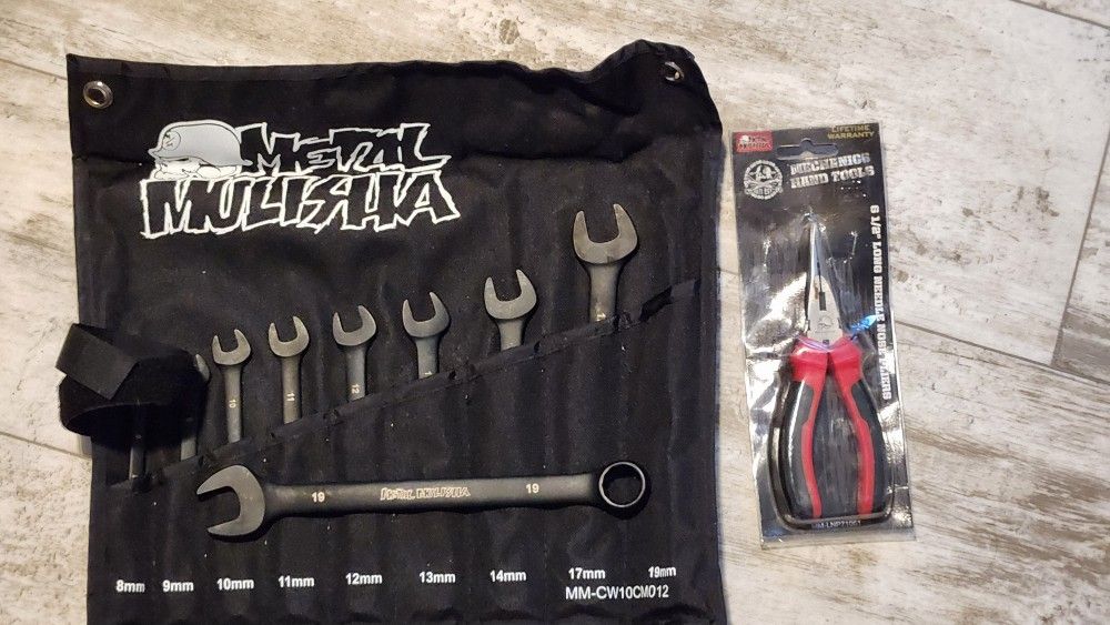 Metric wrench Set & Pliers