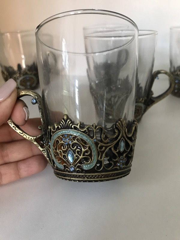 Jeweled teacup