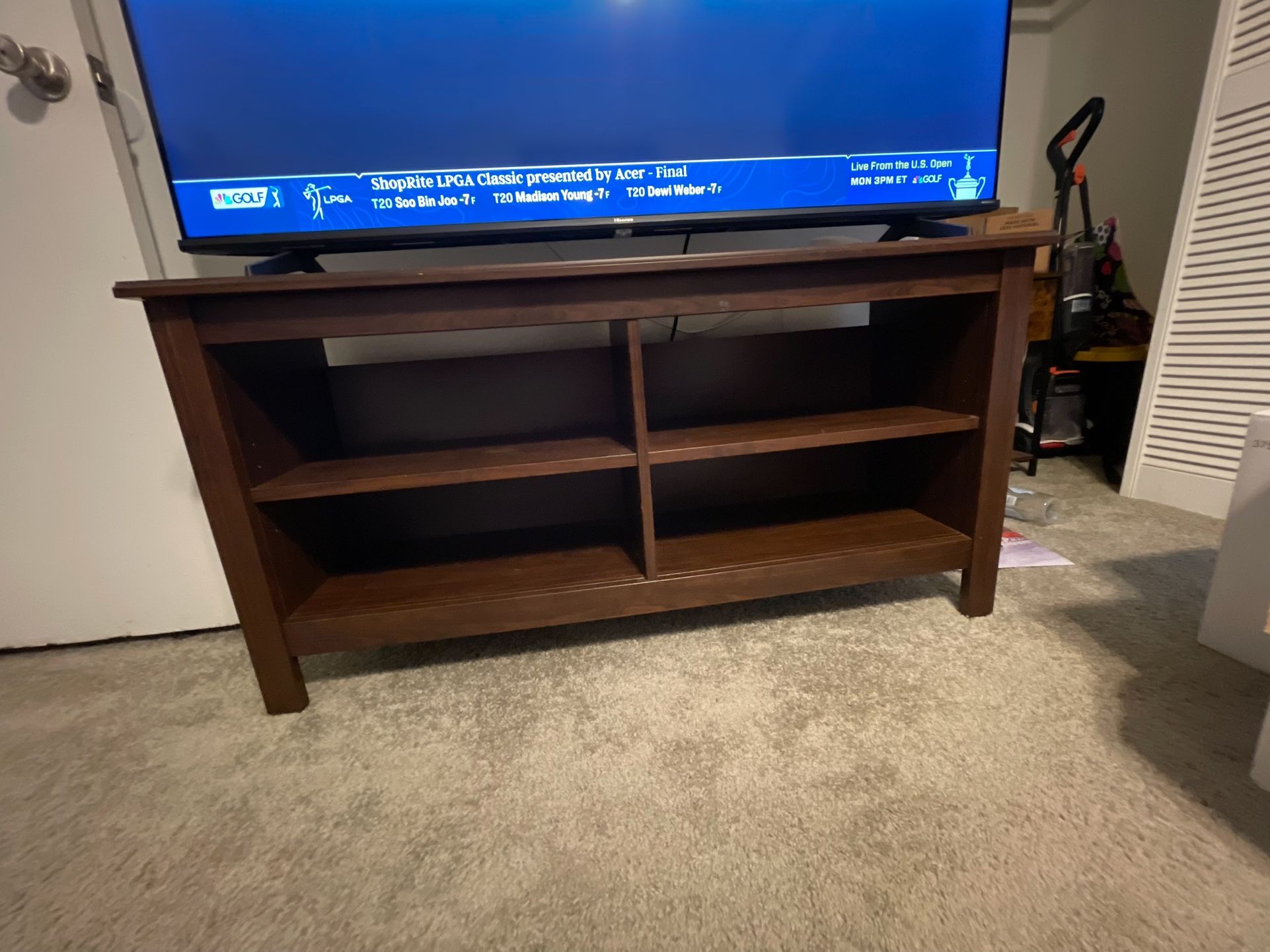 TV Stand With Shelves