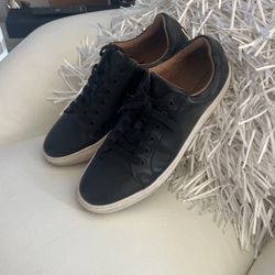 Banana Republic Black Leather Sneakers 10