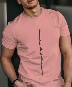 Pink Men's T-Shirts M