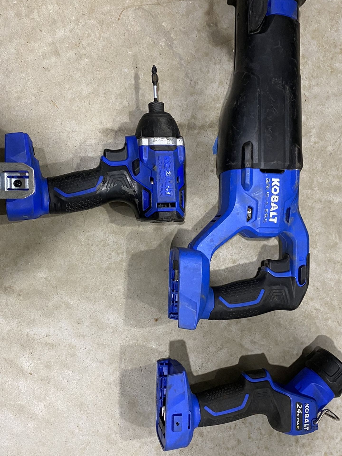 Brushless 24v Kobalt Impact Tool Set