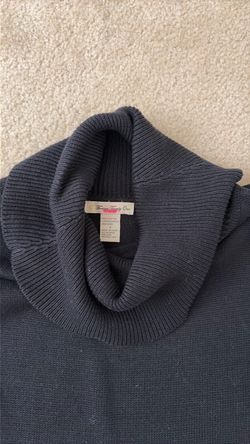 Forever 21 Navy Cowl Neck Knit Sweater
