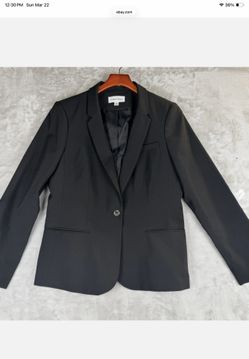 Calvin Klein Women’s Suit Jacket/Blazer Size 14 Black