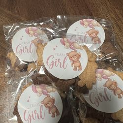 Girl Shower or Gender Reveal Cookies