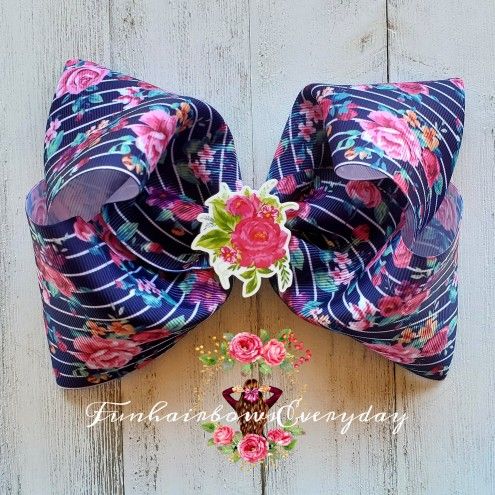 Flower Hair Bow