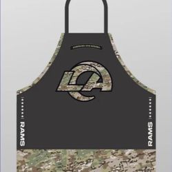 Los Angeles Rams Salute To Service BBQ Apron 