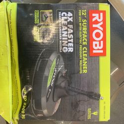 Ryobi 12” Surface Cleaner, Electric Pressure, Washer Attachment