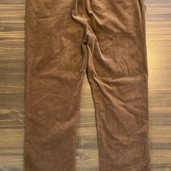 Katin Corduroy Pants Mens Large Jogger Pipeline Brown Stretch Surf Casual 