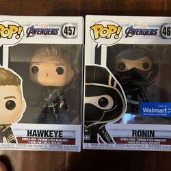 Funko Pop! Marvel Avengers — Hawkeye #457 & Ronin #465 Avengers: Endgame Collectibles!