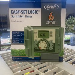 Orbit 6 Station Easy Logic Sprinkler Timer 