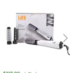 LiFE AUTHENTICS 3-IN-1 HOT AIR BRUSH HAIR STYLER